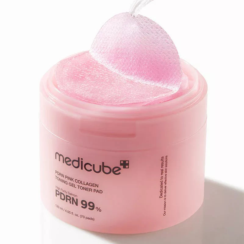 Medicube PDRN Pink Collagen Toning Gel Toner Pad